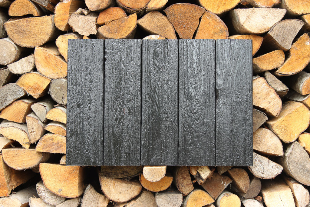 Charred wood