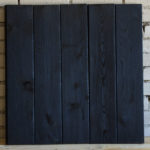 Charred wood panels